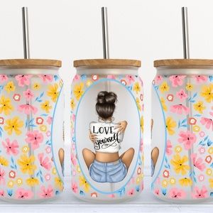 These are can glass 16oz tumblers… beautiful sublimated…